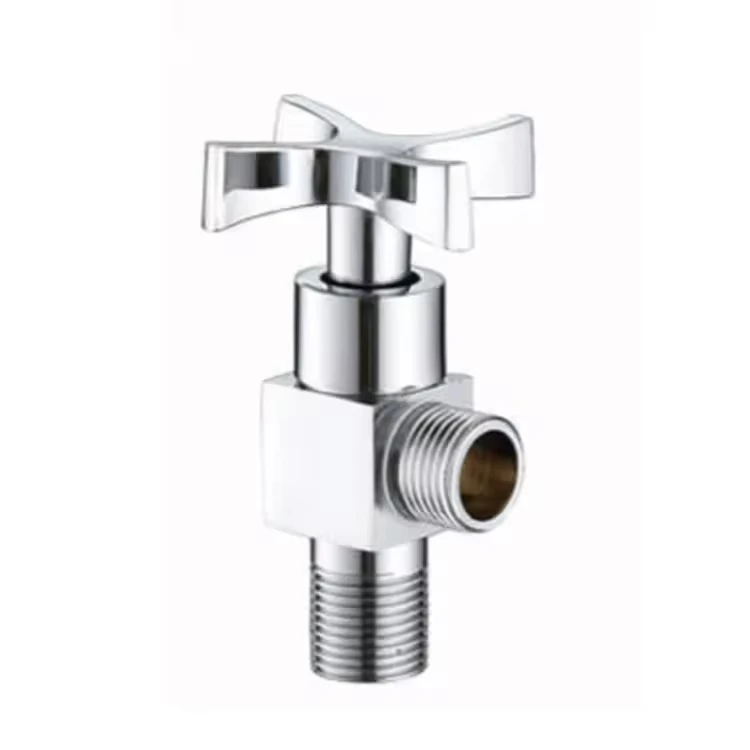 Toilet brass angle gate valve for faucet bathroom angle cock