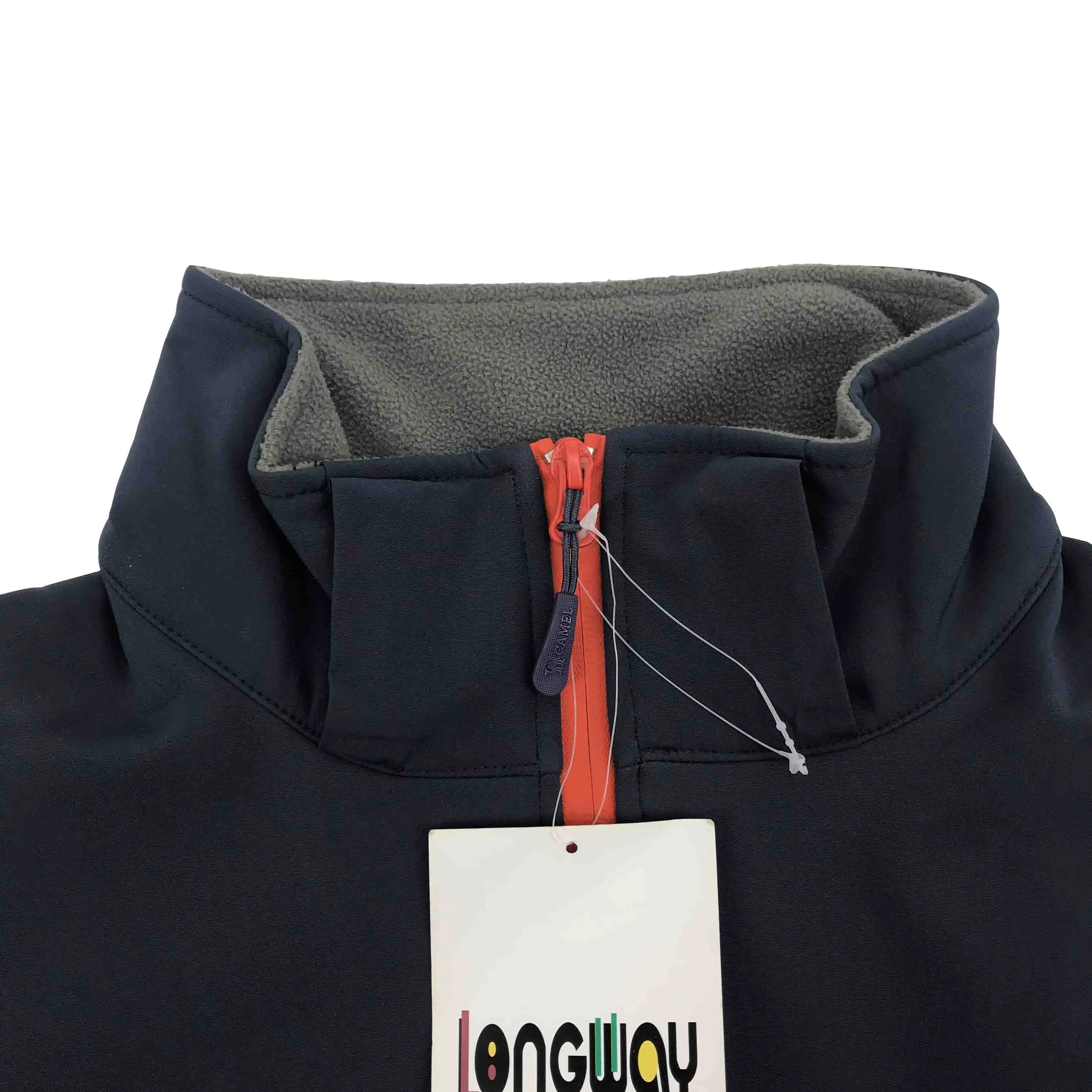 Весенняя женская куртка OEM softshell из полиэстера и флиса, водонепроницаемая легкая куртка со съемным капюшоном