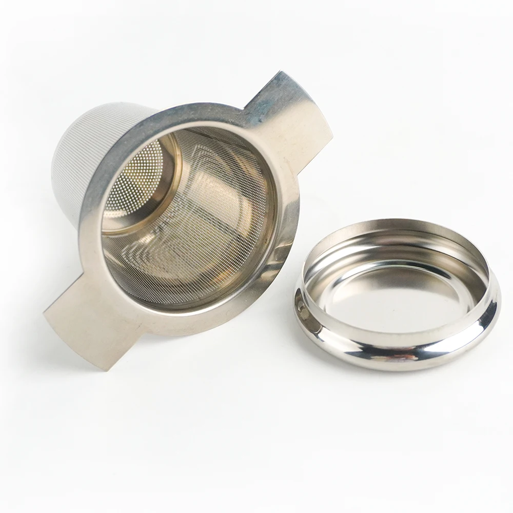 Custom Logo Metal Tea Strainer Wholesale Portable Loose Leaf Tea Pot Infuser