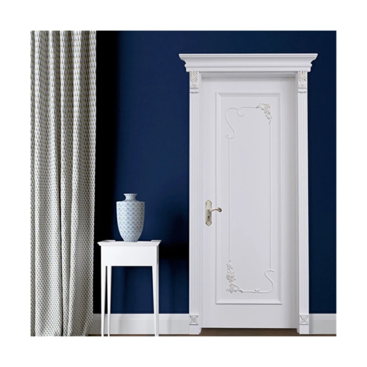 One-stop Service Cheap Steel Wood Interior Door WPC 6 Panel Bedroom Doors With Lock