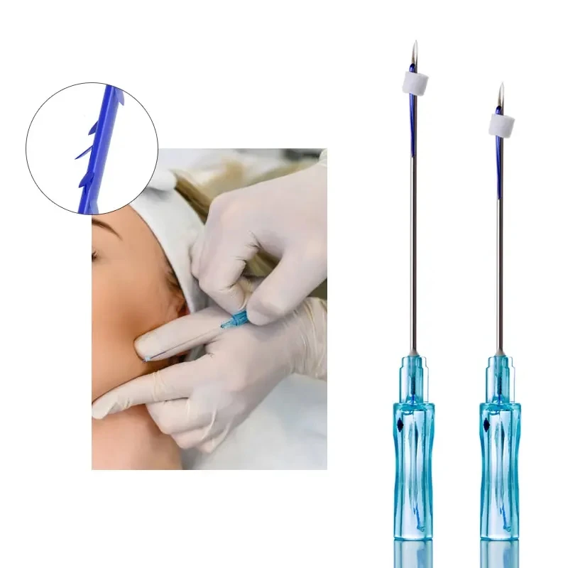 Beauty ce absorbable fox eye brow barbed 4d cog 23g hilos tensores pdo threads lift korea