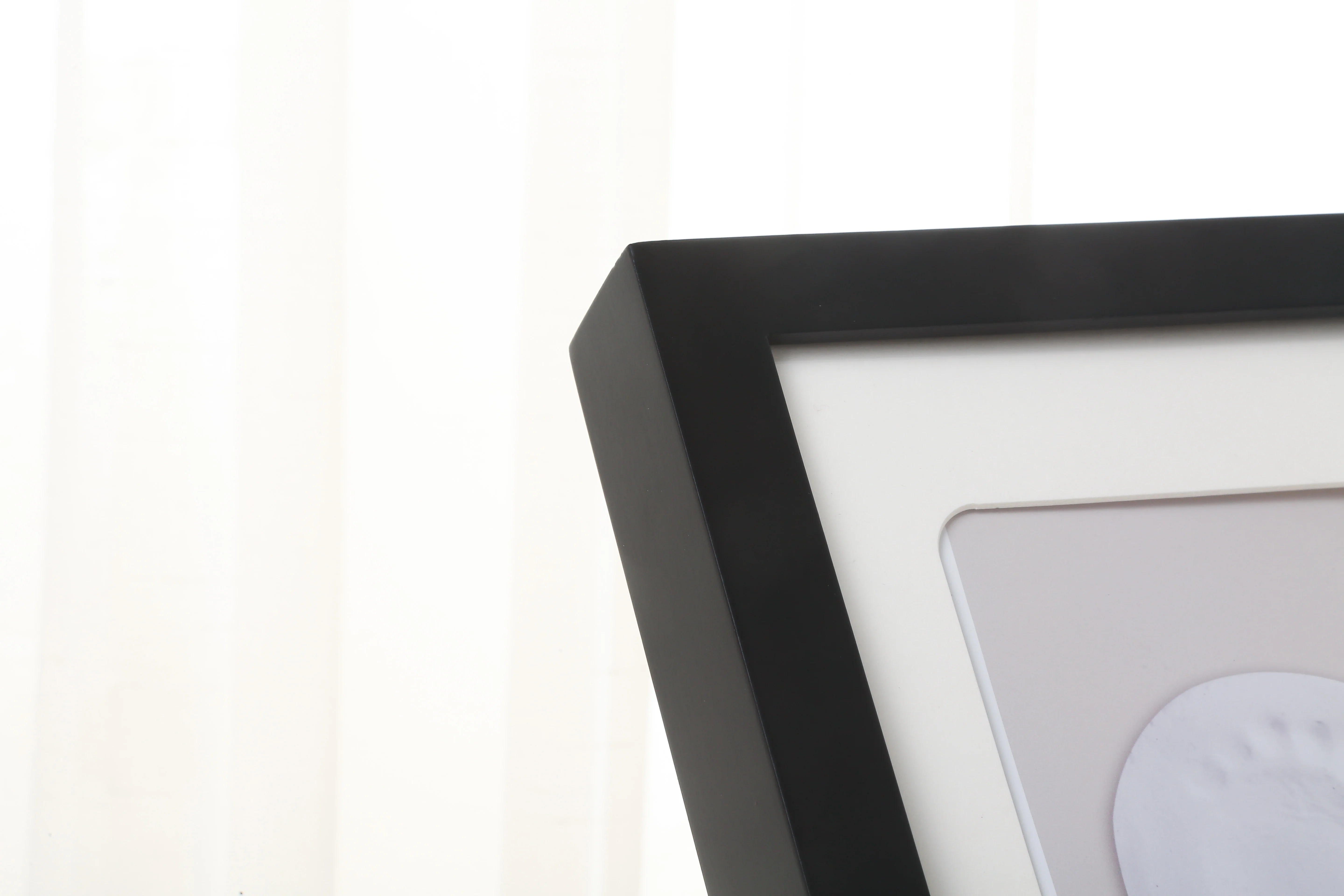 High Quality Wholesale Custom Soft Clay Handprint Footprint Kit home decoration baby photo Shadow box Frame