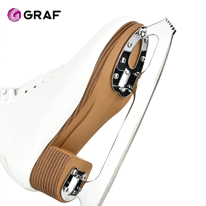 High-End White Ice Skates for Women New Arrival Artistic Leather Quad Roller Skates Rental Figure Roller Skate Shoe