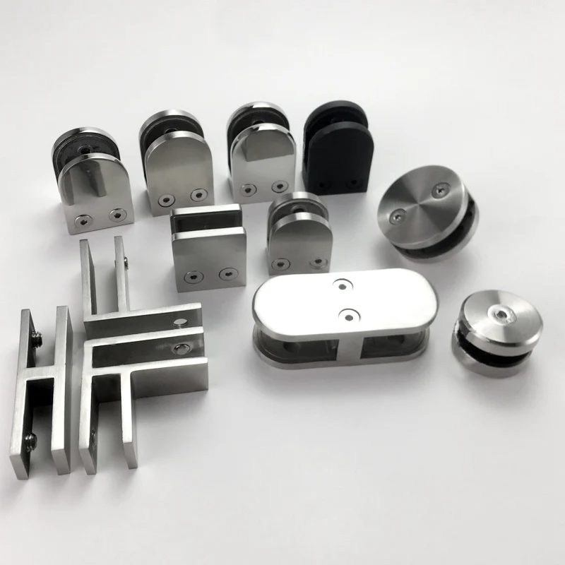 Stainless Steel Glass Clip Heavy Duty Glass Guardrail Hardware Accessories Glass Guardrail Clip