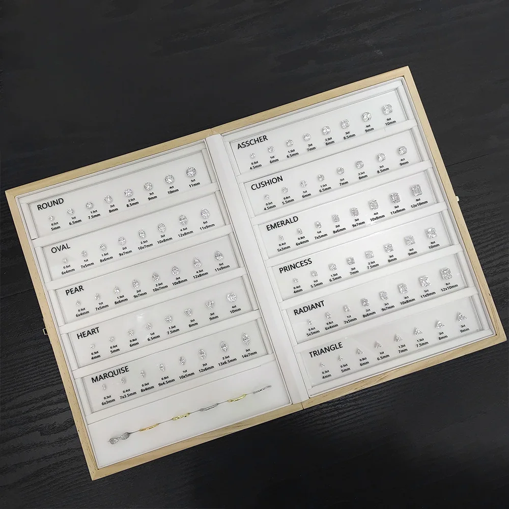 gemstone chart zircon size set sample diamond chart jewellery stone size template for jewelry
