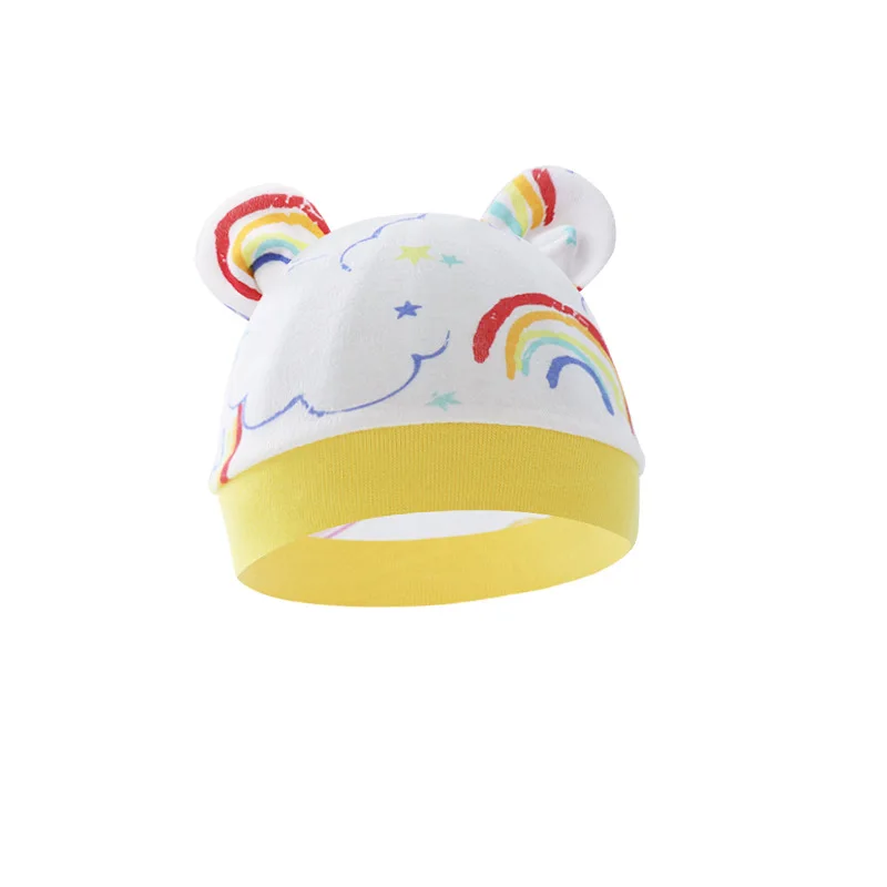 Cotton Beanie Hats Cute Newborn Baby 0-6 Months Caps Spring And Autumn Infant Hat Boy Hot Sale