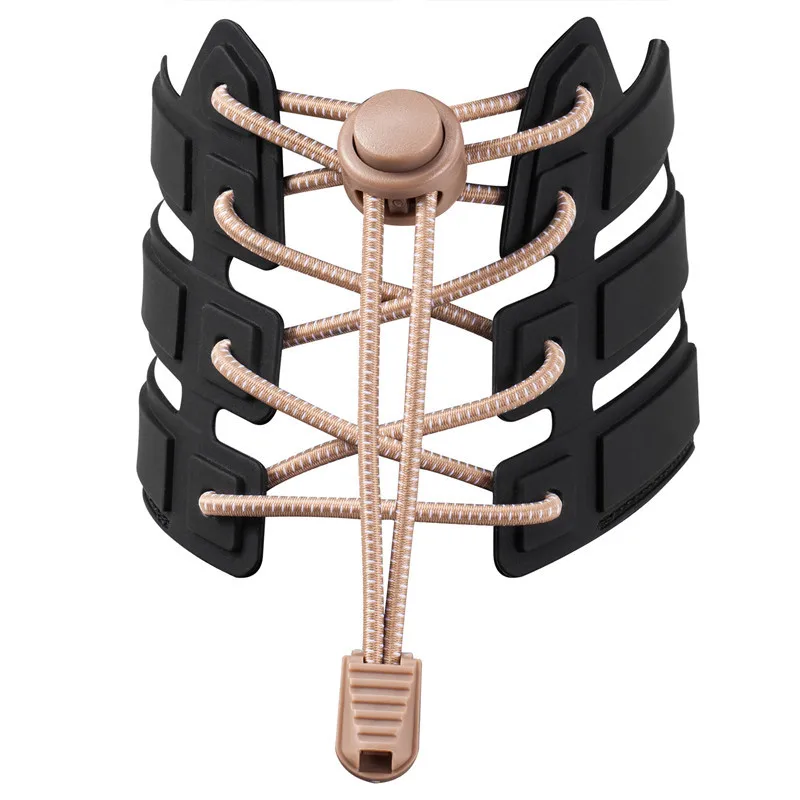 K445 New 19 colors Sneaker ShoeLaces Elastic No Tie Shoe Laces Stretching Lock Lazy laces Quick Rubber Shoelace Shoestrings