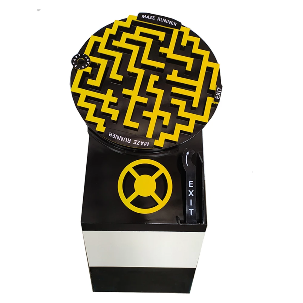 Large small ball rotating maze shopping mall amusement park activities educational interactive bead maze puzzle toy