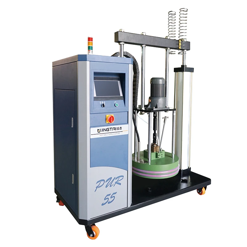 
Big capacity automatic hot melt glue tank melter machine JT2555 PUR hot melt glue machine 