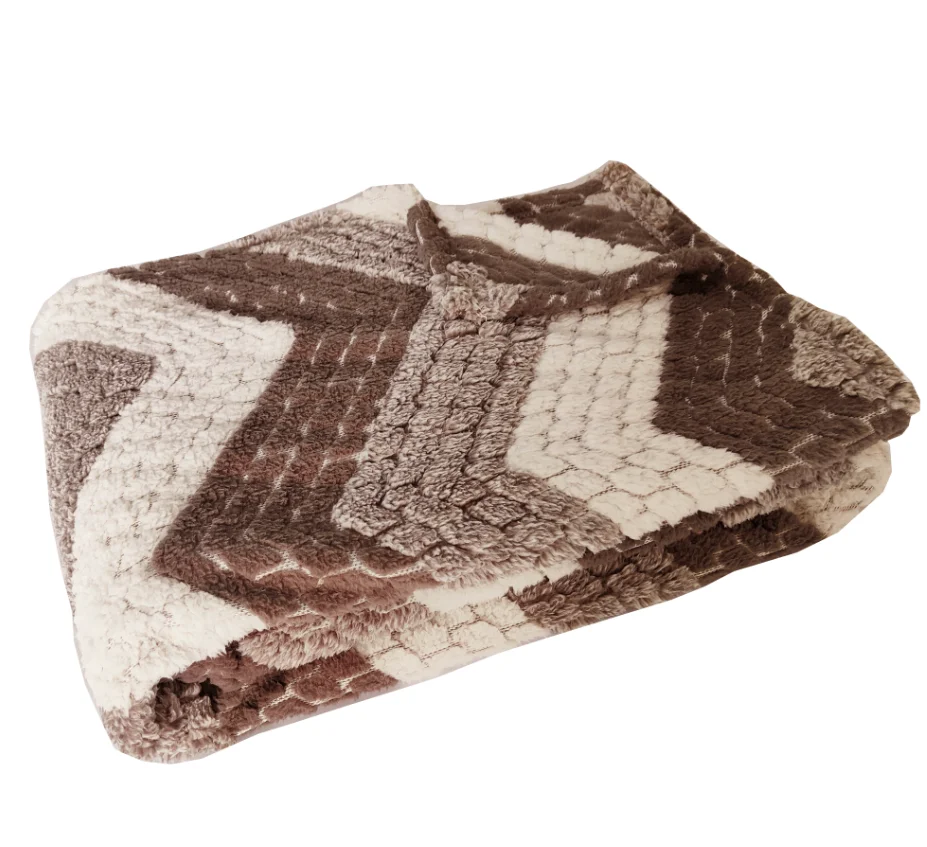 Моющиеся мягкие плюшевые одеяла из жаккардовой ткани