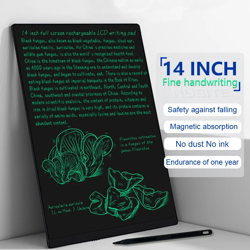 business A4 board 14 inch lcd writing tablet for working fine handwriting writing pad