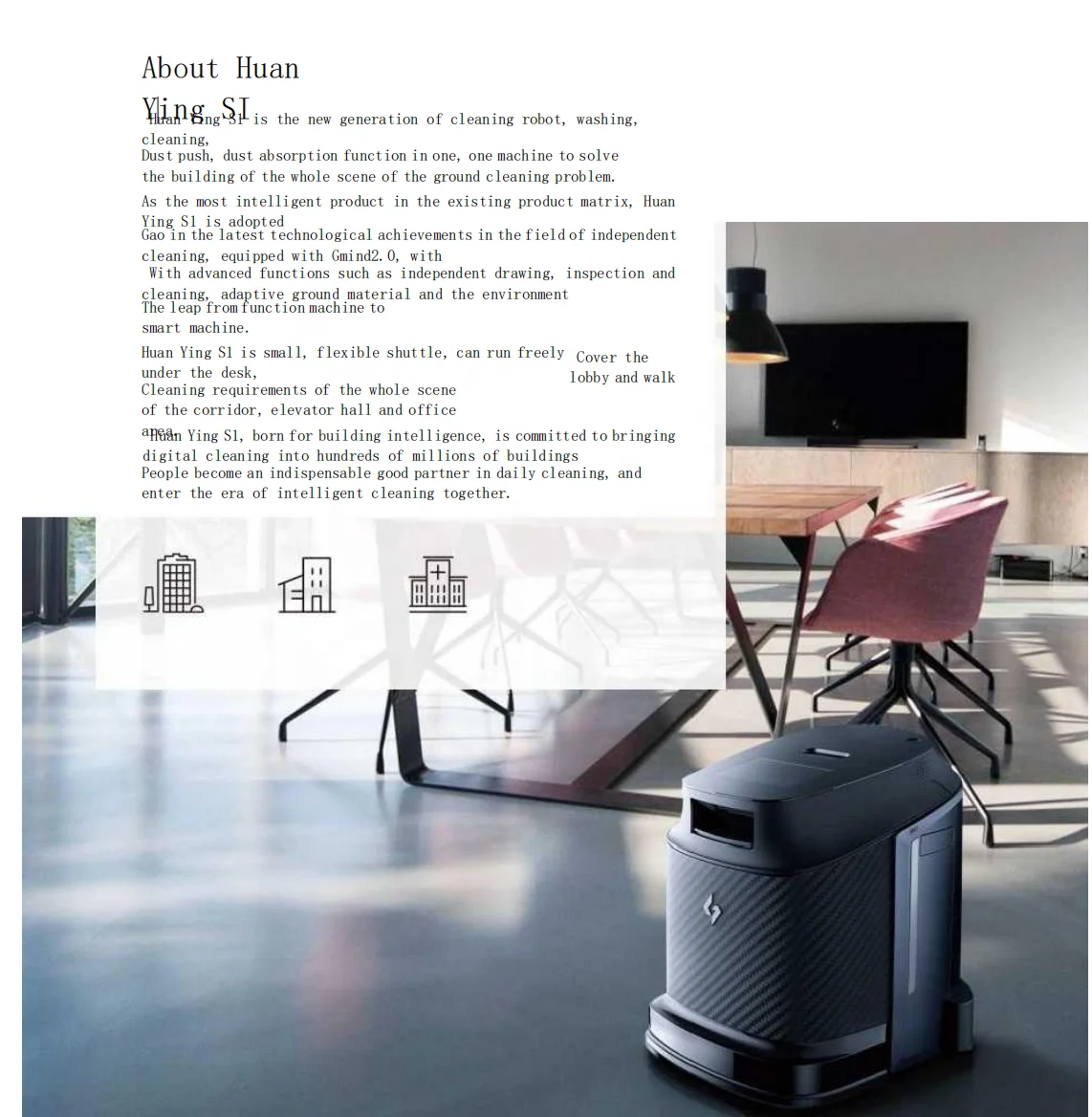 high quality automatic ventilation duct cleaning robot for commercial car robot cleaning mopping robot for hotel shopping mall