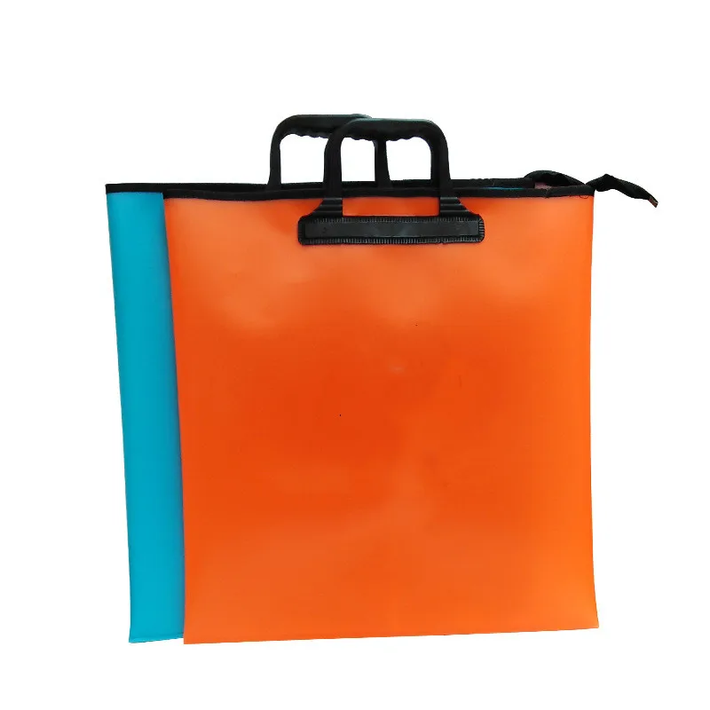 Protective And Keep Fresh Fishing Equipment Tote Bag Water Resistant PVC Mesh Fish Cooler Storage Organizer