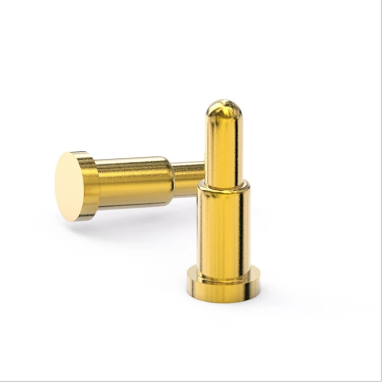 Custom Pogo Pin Power Connector Brass Gold Plated Magnetic Spring Loaded Pogo Pin Connector