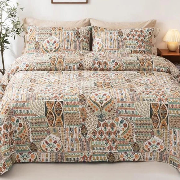 Wholesale Luxury Bed Pure color size  4 Pieces printed Cotton Bedding Sets