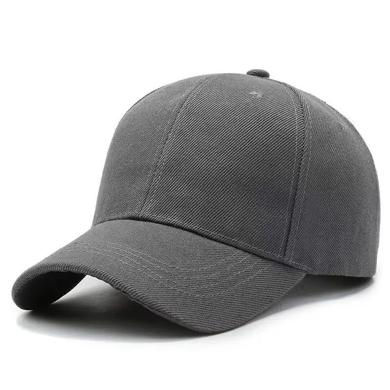 Manufacturer Hair Pure Color Naked Cap Advertising Hat Visor Female Multi-color Casual Baseball Cap
