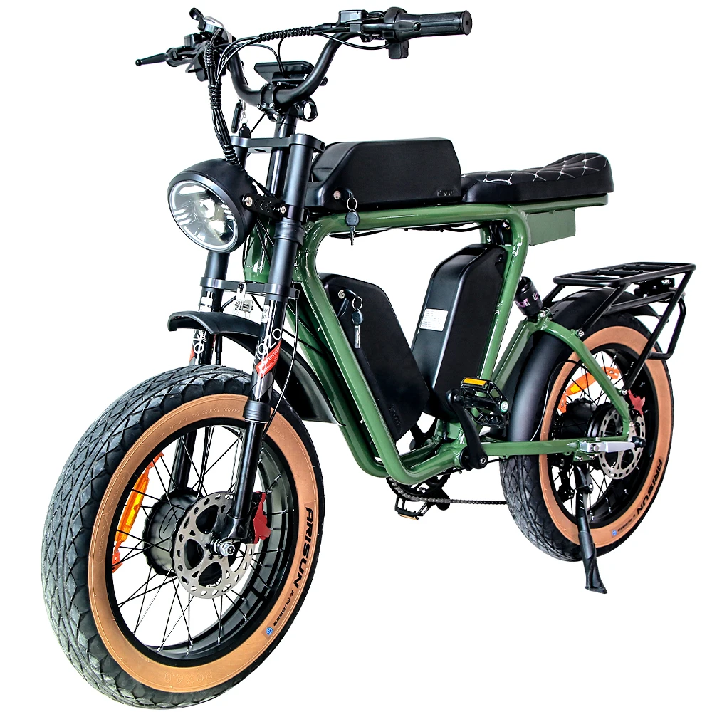 Electric Bicycle Motor Electric Fat Tire Bike 20 Wheel Size Electric Hybrid Bike 48v Electric Road Bike Dual motor Electric Bike