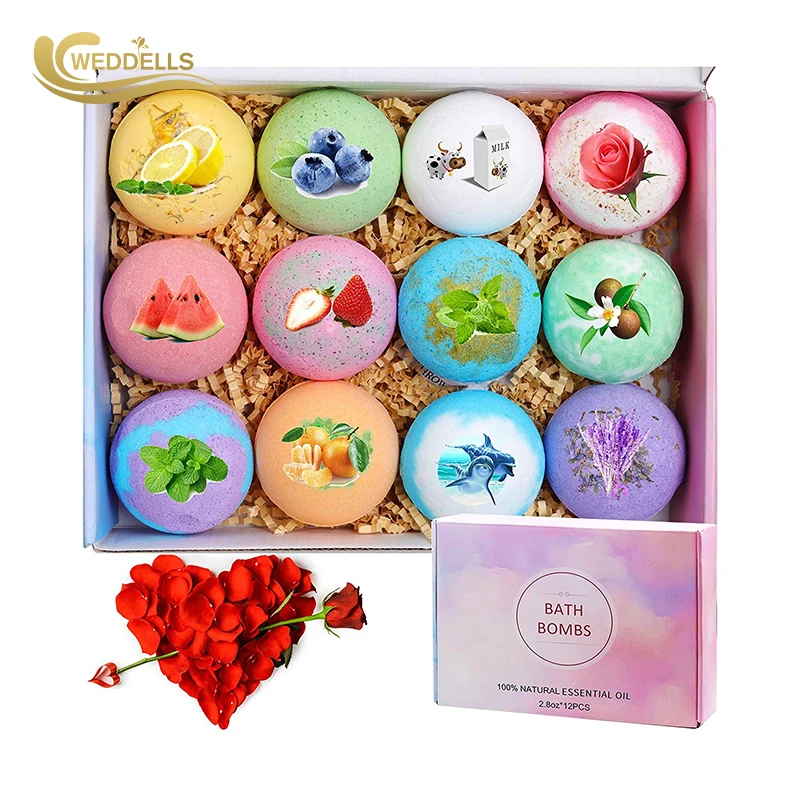 Wholesale Fizzy Bubble Bath Bombs 12