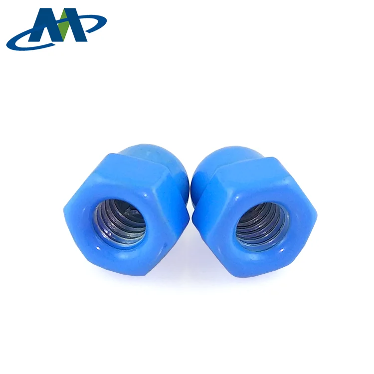 Hot Selling Din1587 Acorn Nuts/ Hex Dome Cap Nuts with Red Color Made in China