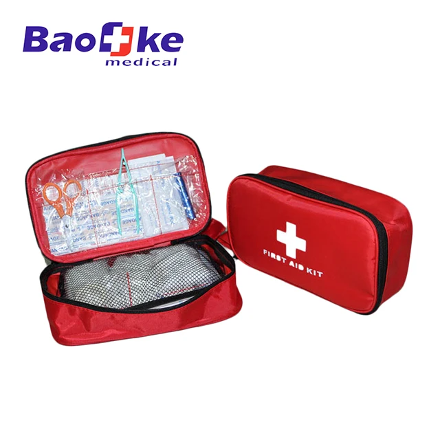 
Empty Kit First Aid Medical bag Kit suppliers bulk stock empty first aid nylon waterproof kit hard wearing bag 