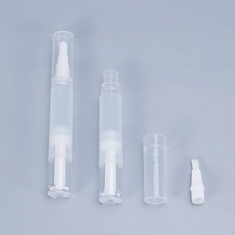2ml 5ml Nail Cuticle Oil Tube Cosmetic Empty Lip Gloss Packaging Tooth Whitening Gel Bleaching Customized Twist Nail Pen