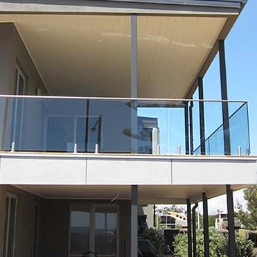 Glass Railing System outdoor balcony glass railing spigot