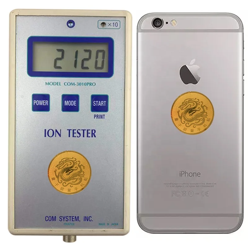 Chinese dragon anti radiation chip shungite sticker 24k gold anti radiation sticker