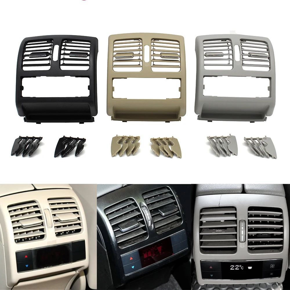 High-end Rear Seat Air Conditioner AC Vent Grille Panel Cover For Mercedes Benz W204 C180 C200 220 230 260 300 350 2048300354