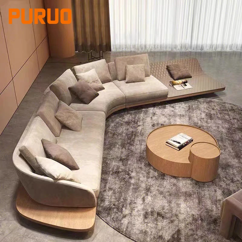 Puruo living room modular sofa set upholstery fabric most popular high quality home furniture from china living room sofa couch
