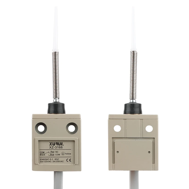 5A 125V SPDT IP67 sealed spring plunger mini limit switch