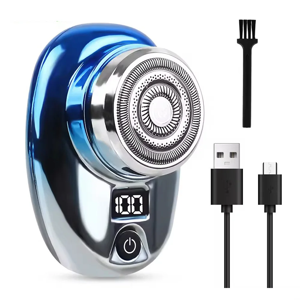 Hot sale mini portable pocket sahver waterproof wet and dry electric razor rechargeable shaving machine for men