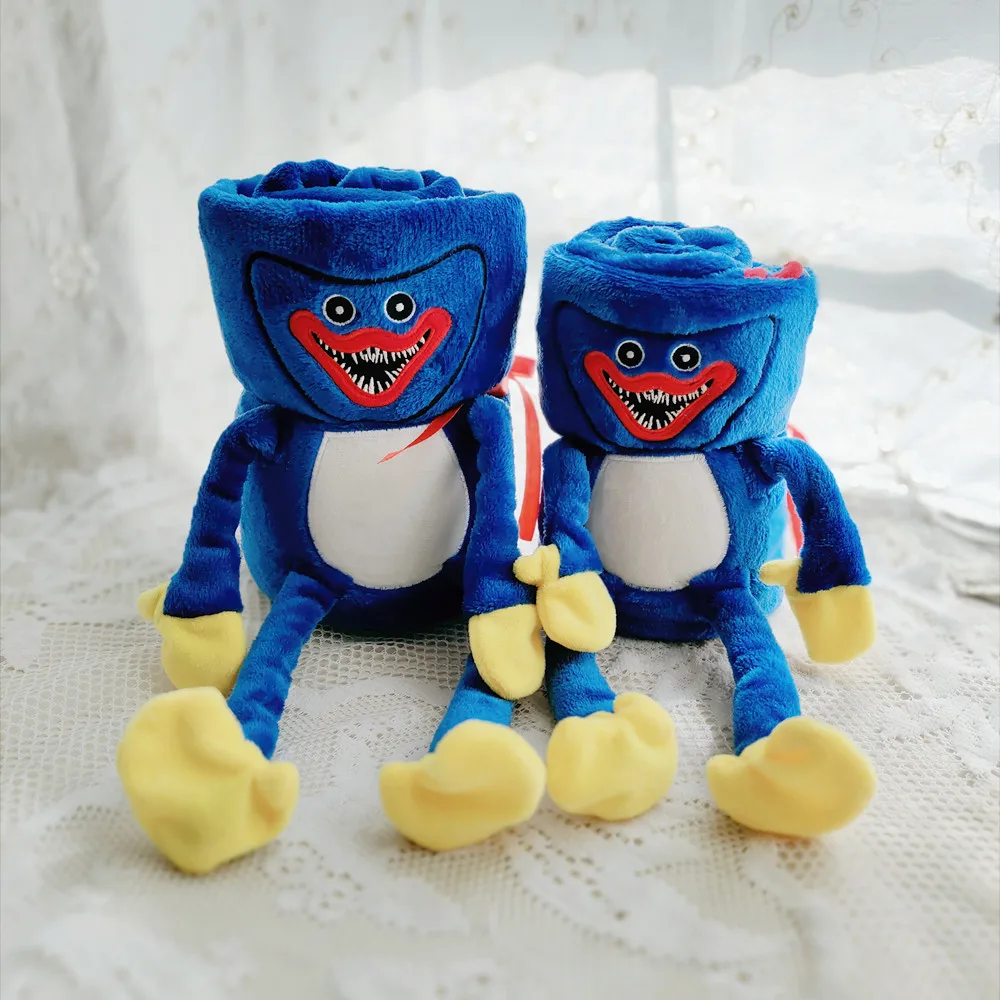 Cross-border poppy playtime game surrounding poppy roll blanket doll sausage monster flannel lunch break blanket