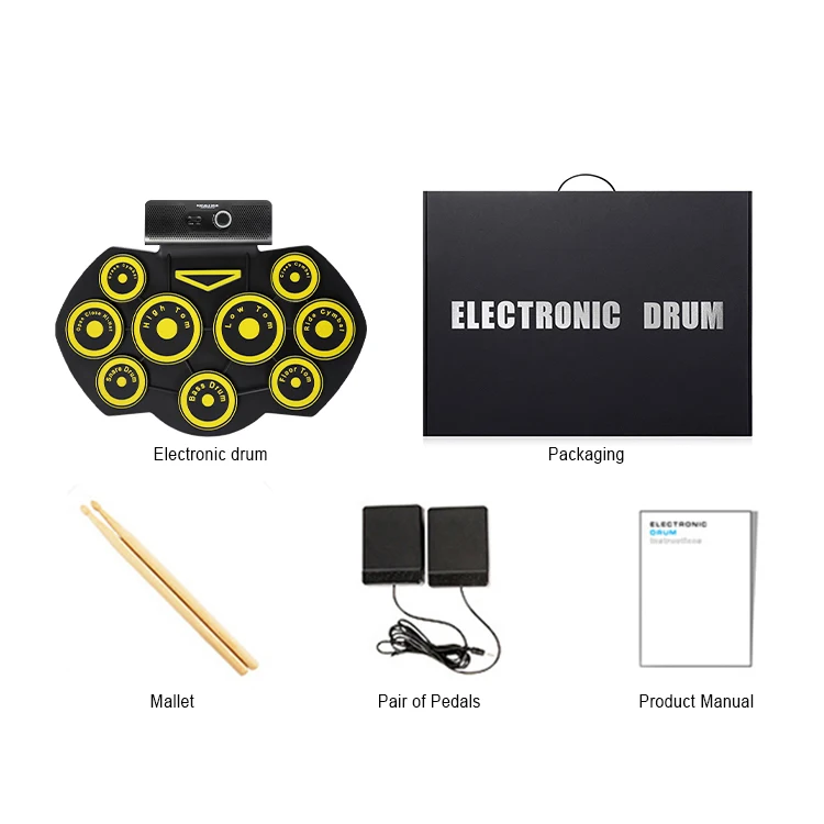Musical Instrument Professional Made Percussion Instruments Electronic Drum Kit Drums Set
