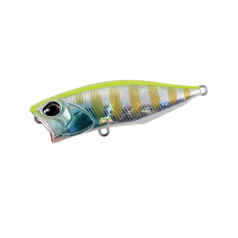 New arrival 64mm 9g  Fishing Popper Trout Lures Topwater Hard Bait Artificial Wobblers Plastic Pesca Fishing bait