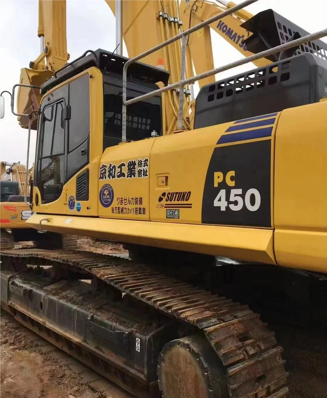 Строительный Pc450-8 экскаватор Komatsu 45ton старый Pc450 для