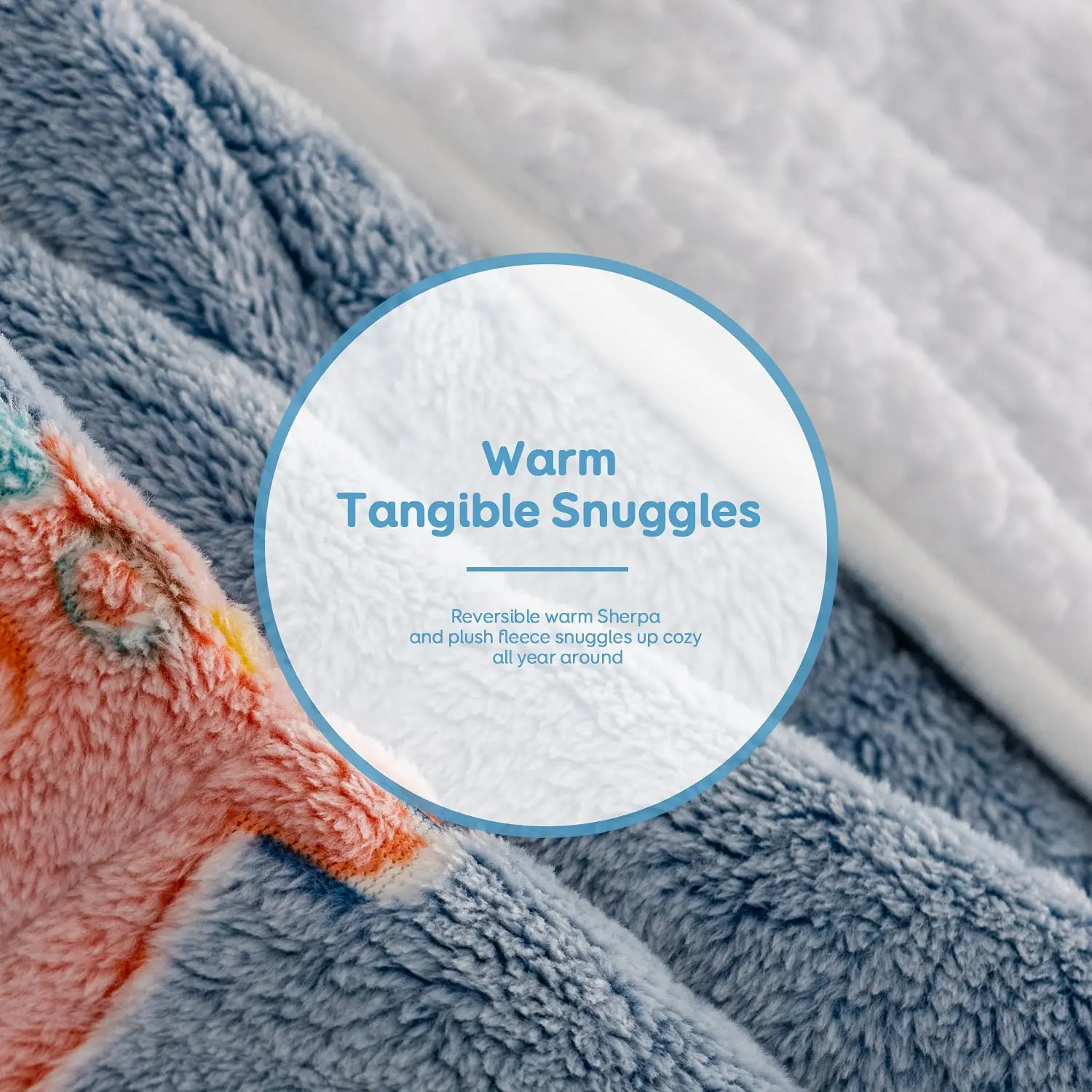 Relieve stress glass beads luminous custom kids weighted blanket with cover