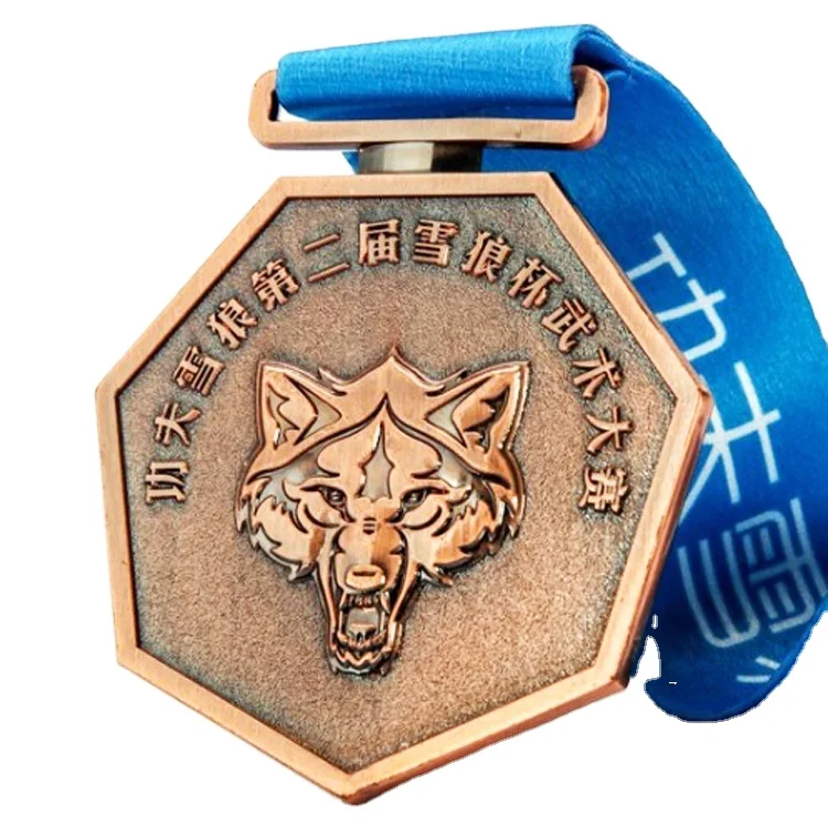 wholesale metal blank ribbon hanger Gold Silver Bronze Sports 3D Medals Custom Medal