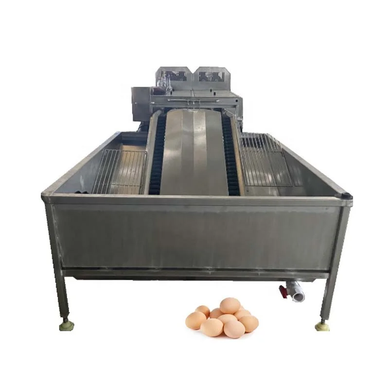 Big capacity commercial stainless steel automatic poultry chicken goose  salted duck egg cleaner