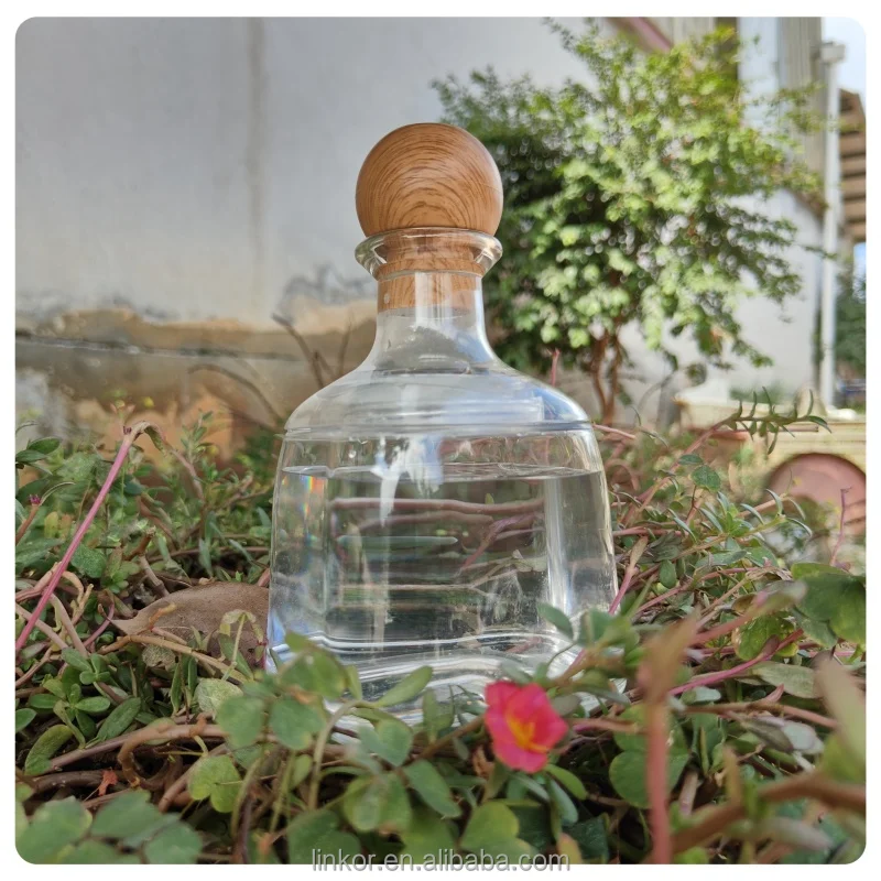 Plastic Custom Empty 375ml Vodka Tequila Bottle Packaging Wine Liquor Frosted Matte Color Glass Bottle Patron Tequila  Bottle