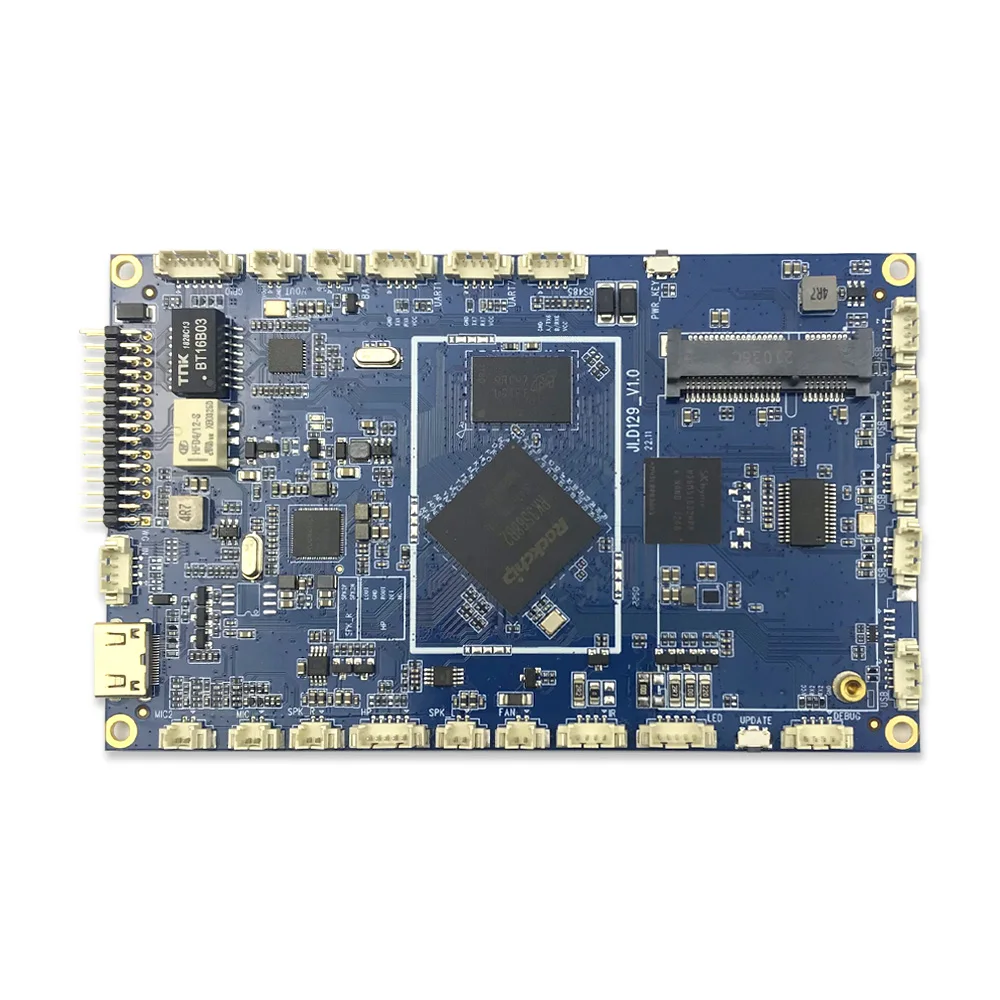 JLD android 11 RK3568 mainboard Relay weigand rs485 rs232 EDP MIPI VDS intergrated security access control motherboard