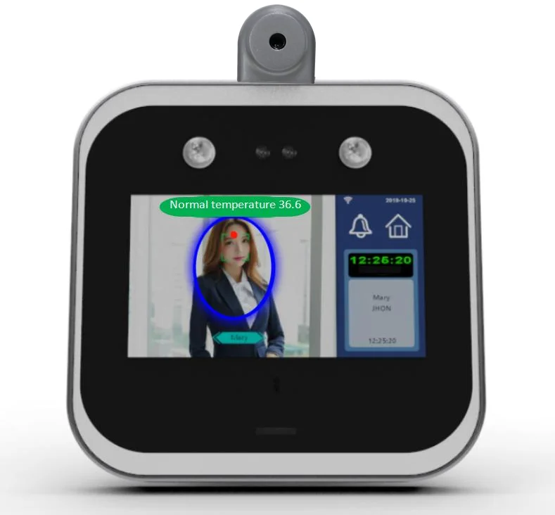 5inch 3D Ai Face Recognition Door Access System Smart Security Temperature Thermal Face Recognition Camera