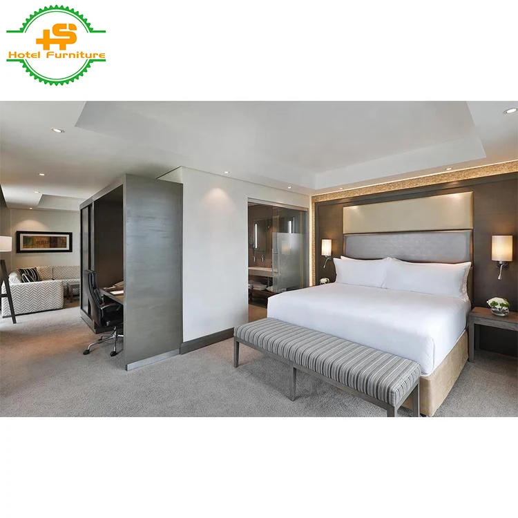 
Factory customized 5 star Four Seasons used hotel bedroom furniture set for sale (HS-N5) 