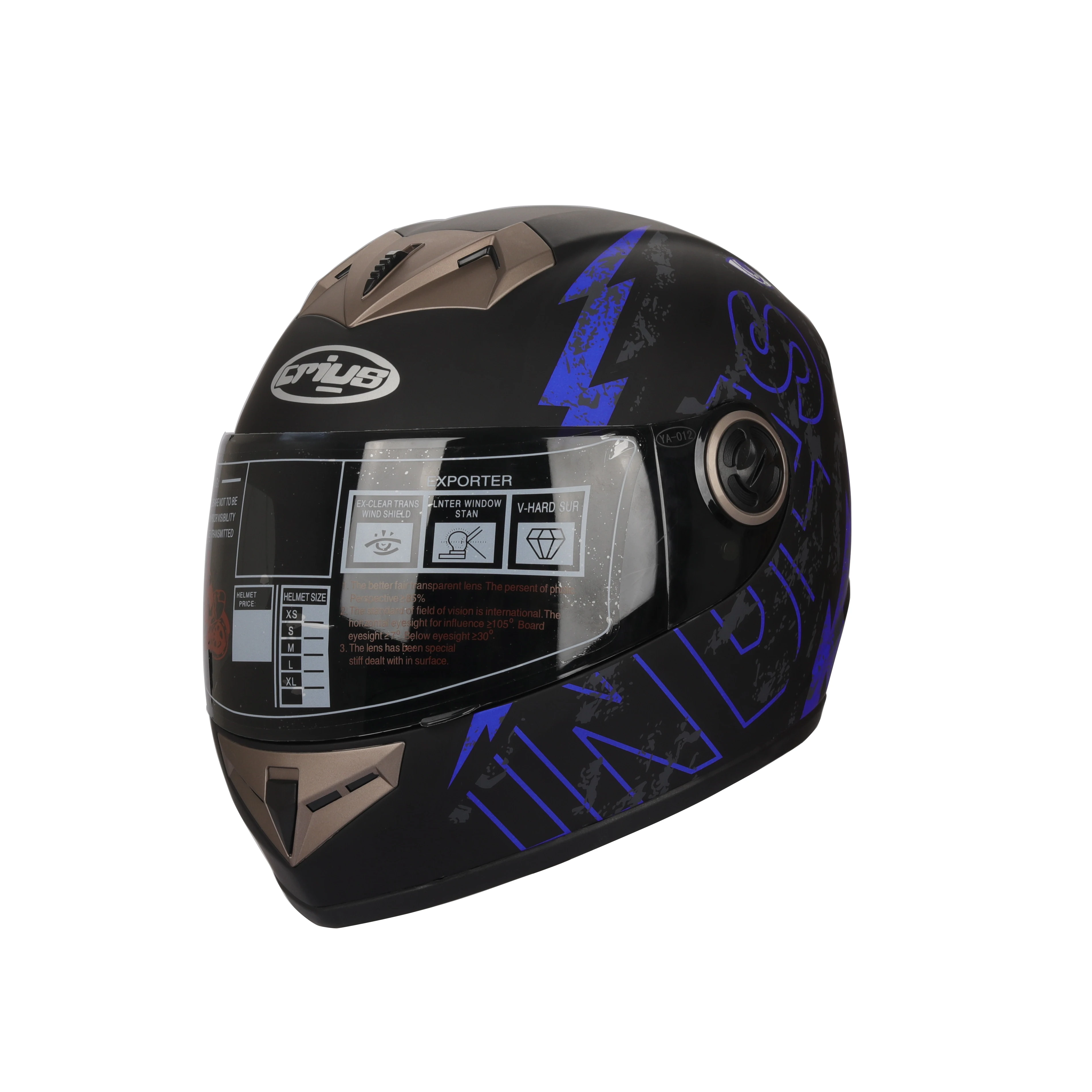 
PP materials and most cheaper full face helmet for motorcycles 