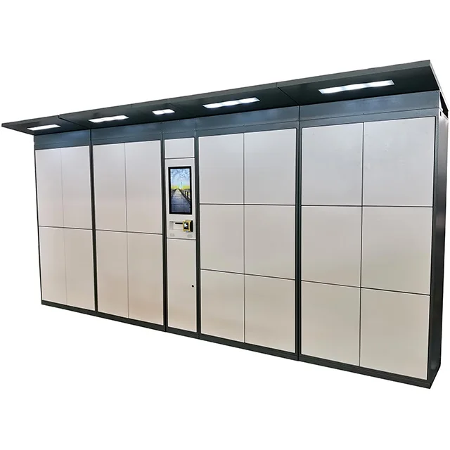 2024 OEM Youbai Self Outdoor Auto Electronic Fridge Intelligent WiFi Delivery Vending Machine Box System Smart Parcel Locker