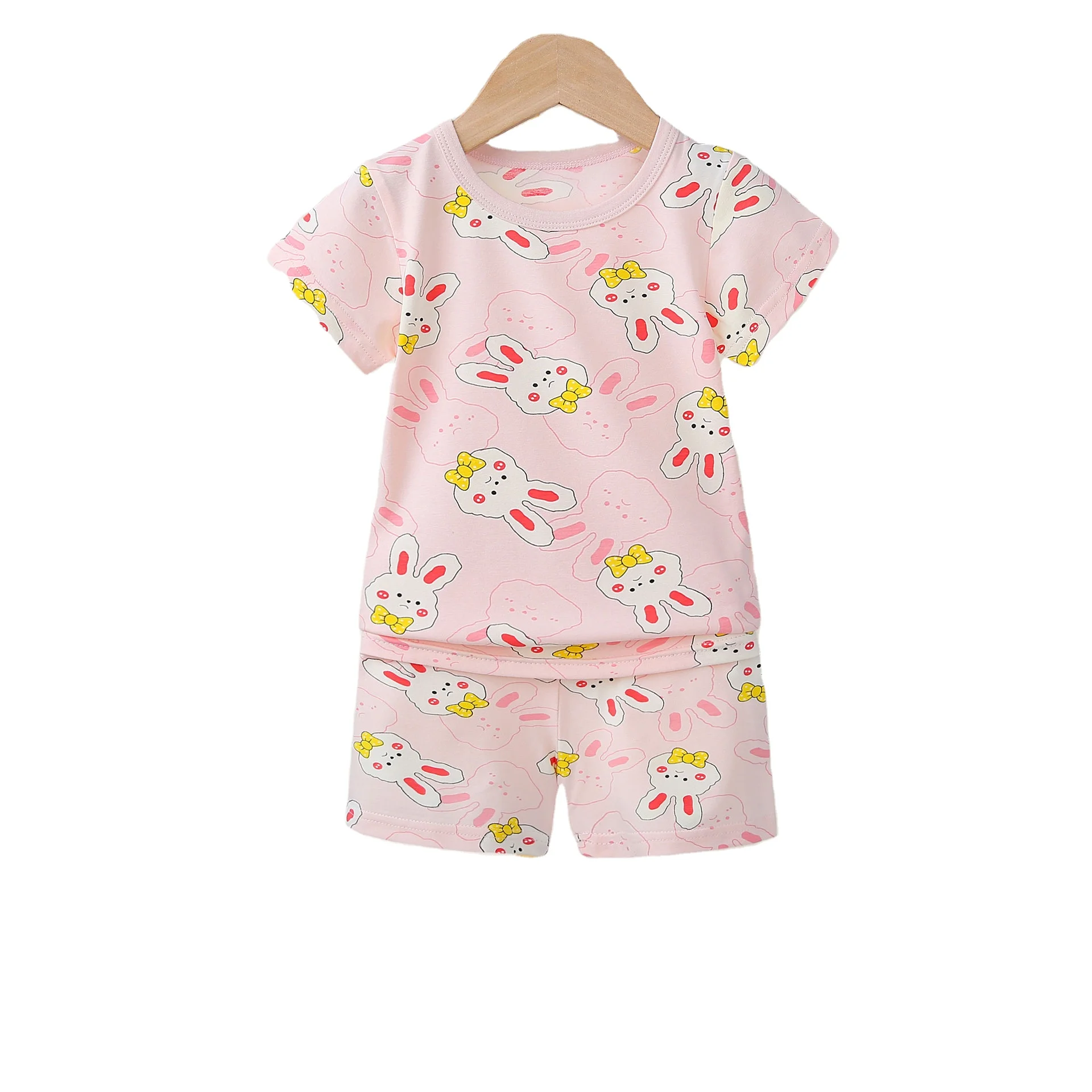 Pajamas 3-8 Years Old Children Pajamas Boys And Girls Kids Pyjamas 100% Cotton Baby Pajamas Set Wholesale
