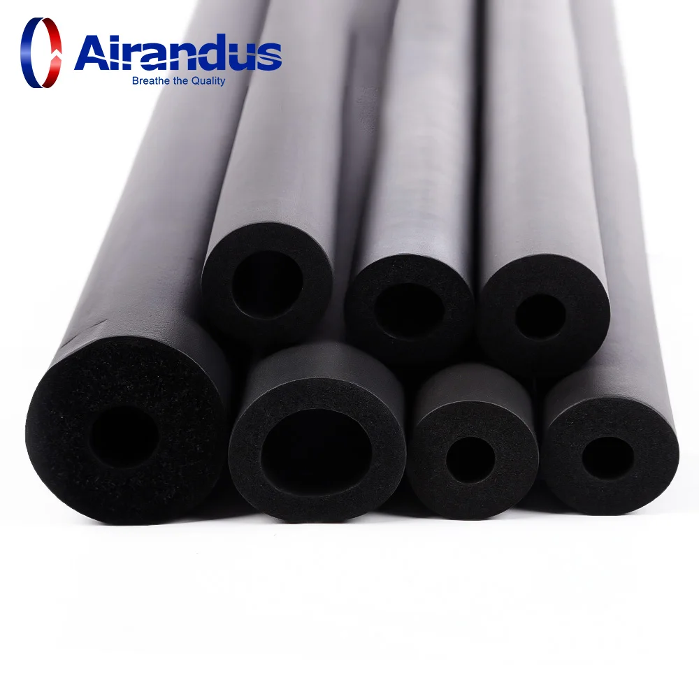 HVAC factory price Air conditioning Insulation Pipe Insulation Tube Pipe Insulation Rubber Pipe
