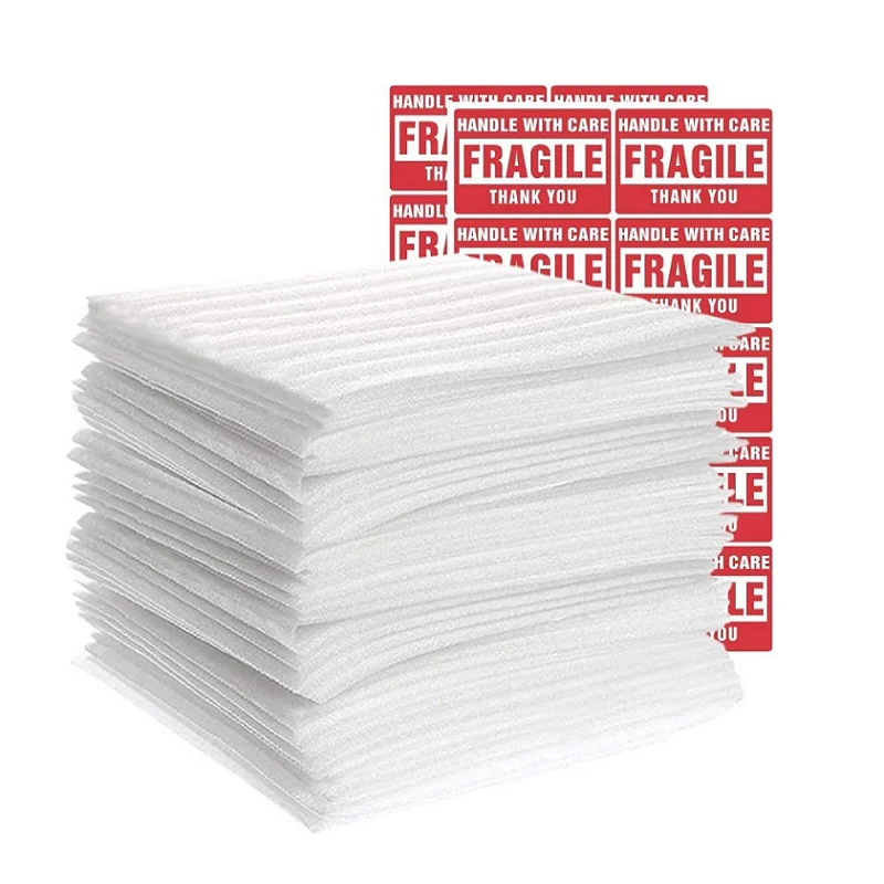 
12 x 12 Inch (100-Pack) epe Foam Wrap Cushion Wrap Sheets for Moving Shipping Packing Supplies custom shockproof epe foam 