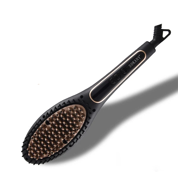 SOKANY профессиональный электрический выпрямитель для волос щетка быстрый нагрев
