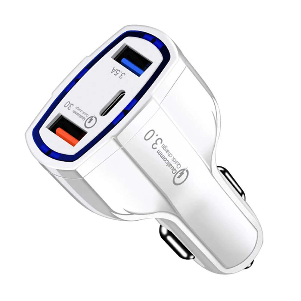 
SIPU fast charging pd qc3.0 car charger usb with type c 
