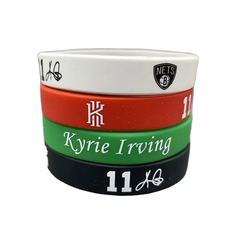 Custom logo wholesale fashion silicon wristbands rainbow buy china silicone wristbands